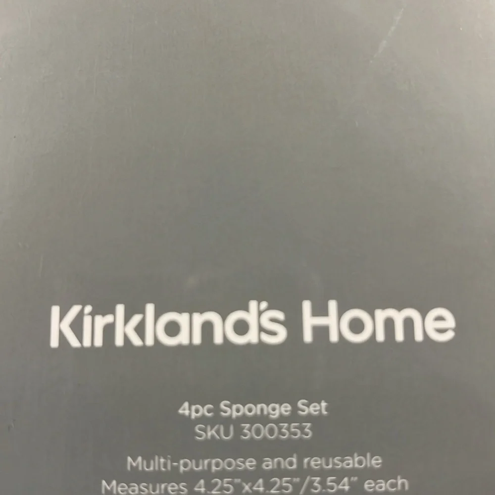 New in Packaging Four Piece Sponge Set